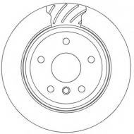 Тормозной диск BENDIX 562353B