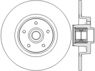 Тормозной диск BENDIX 562378B