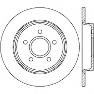 Тормозной диск BENDIX 562411B