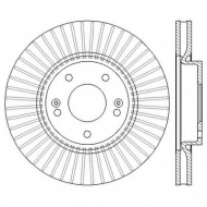 Тормозной диск BENDIX 562550BC