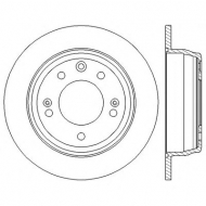 Тормозной диск BENDIX 562553BC