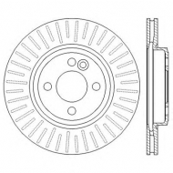Тормозной диск BENDIX 562570BC