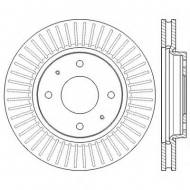 Тормозной диск BENDIX 562573BC