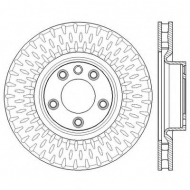 Тормозной диск BENDIX 562592BC