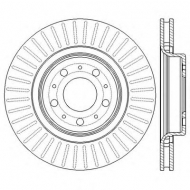 Тормозной диск BENDIX 562607BC