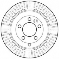 Тормозной диск BENDIX 562653BC