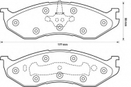 Комплект тормозных колодок BENDIX 571519B