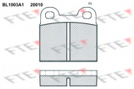 Комплект тормозных колодок FTE BL1003A1