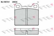 Комплект тормозных колодок FTE BL1007A1