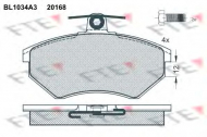 Комплект тормозных колодок FTE BL1034A3
