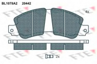 Комплект тормозных колодок FTE BL1078A2