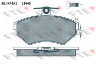 Комплект тормозных колодок FTE BL1474A3