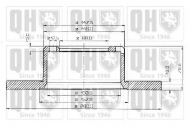 Тормозной диск QUINTON HAZELL BDC3305