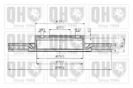 Тормозной диск QUINTON HAZELL BDC3503