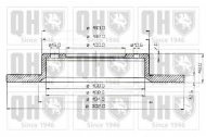 Тормозной диск QUINTON HAZELL BDC3564