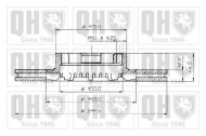 Тормозной диск QUINTON HAZELL BDC3588