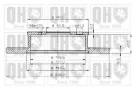 Тормозной диск QUINTON HAZELL BDC3762