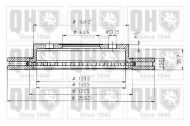 Тормозной диск QUINTON HAZELL BDC3910