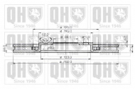 Тормозной диск QUINTON HAZELL BDC3920