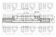 Тормозной диск QUINTON HAZELL BDC3921