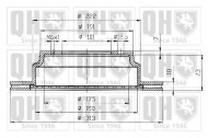 Тормозной диск QUINTON HAZELL BDC3958