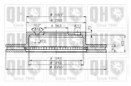 Тормозной диск QUINTON HAZELL BDC4276
