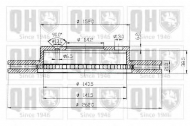 Тормозной диск QUINTON HAZELL BDC4372