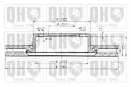 Тормозной диск QUINTON HAZELL BDC4439