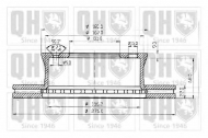Тормозной диск QUINTON HAZELL BDC4544