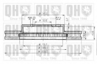 Тормозной диск QUINTON HAZELL BDC4588