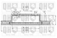 Тормозной диск QUINTON HAZELL BDC4670