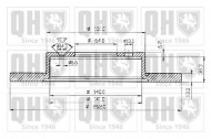 Тормозной диск QUINTON HAZELL BDC4682