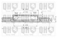 Тормозной диск QUINTON HAZELL BDC4814