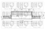 Тормозной диск QUINTON HAZELL BDC5147