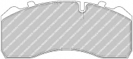 Комплект тормозных колодок FERODO FCV1275BFE