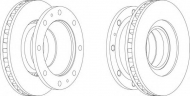 Тормозной диск FERODO FCR110A