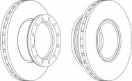Тормозной диск FERODO FCR289A