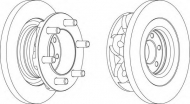 Тормозной диск FERODO FCR313A