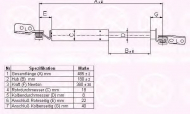 Газовая пружина KLOKKERHOLM 16297101