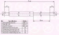 Газовая пружина KLOKKERHOLM 25327102