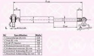 Газовая пружина KLOKKERHOLM 29367101