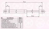 Газовая пружина KLOKKERHOLM 66077120