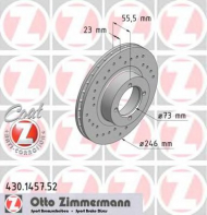 Тормозной диск ZIMMERMANN 430.1457.52