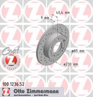Тормозной диск ZIMMERMANN 100.1236.52