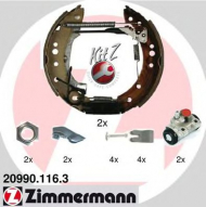 Комлект тормозных накладок ZIMMERMANN 20990.116.3