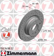 Тормозной диск ZIMMERMANN 150.3498.52