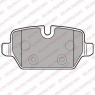 Комплект тормозных колодок DELPHI LP2247