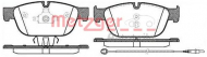 Комплект тормозных колодок METZGER 1451.01