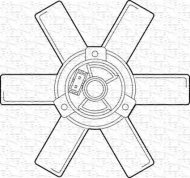 Вентилятор MAGNETI MARELLI 069422220010
