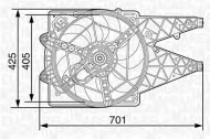 Вентилятор MAGNETI MARELLI 069422454010